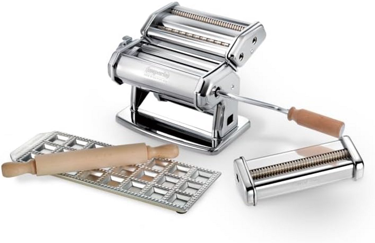 Complete Pastamachine Set met Accessoires - Verse Pasta Maken - 100% Made in Italy