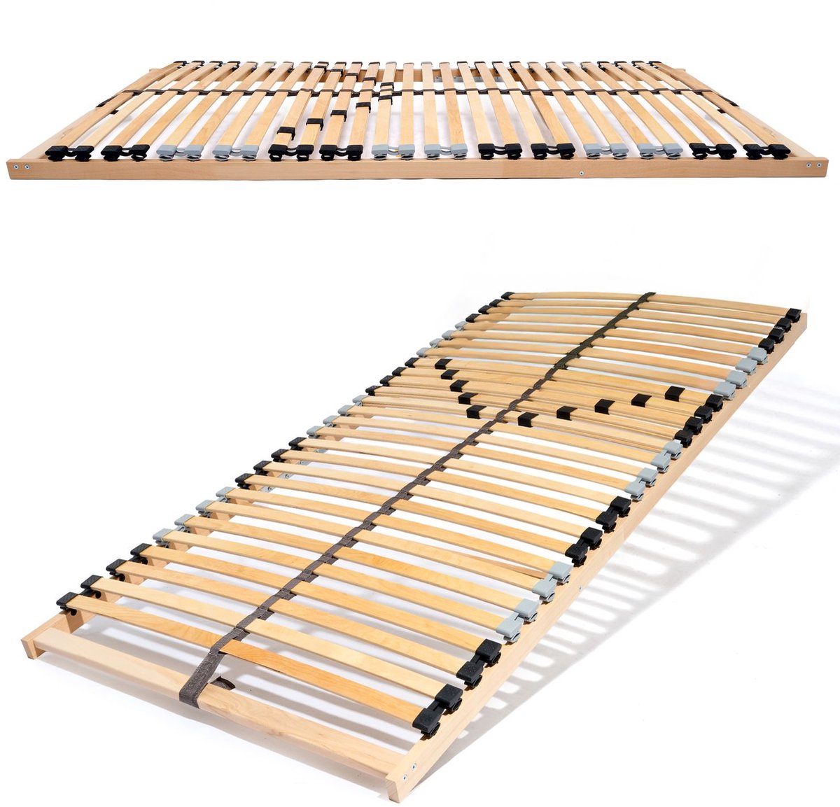 Coemo ERGO NV lattenbodem met 28 latten, verstelbare middenzone en 7 zones, 80 x 200 cm