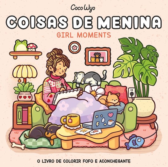 Coisas de menina (Girl Moments) – livro de colorir Coco Wy ... - cover