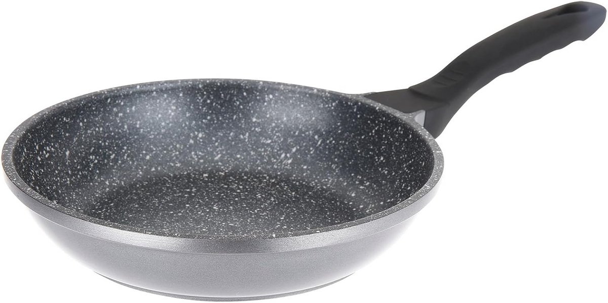 Gegoten Aluminium Koekenpan met Steenlook Antiaanbaklaag Ø 20 cm