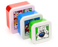 Lunch Box - Asterix, Obelix, Idefix - Dogmatix - Set 3 Lunch Box M/L/XL - 13,5x13,5x6cm