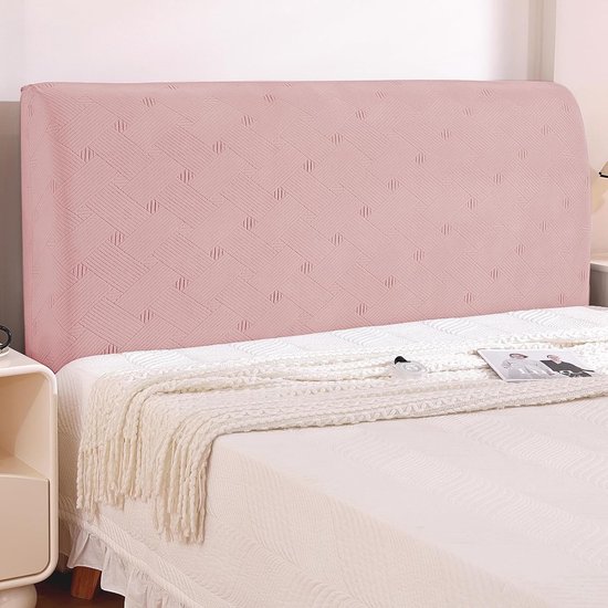 1 pièce - housse de tête de lit 200 cm - Housse de protection pour tête de lit - Housse amovible - imperméable à la poussière tout compris - protection dorsale - pour lit double, lit simple, lit, revêtement de tête de lit