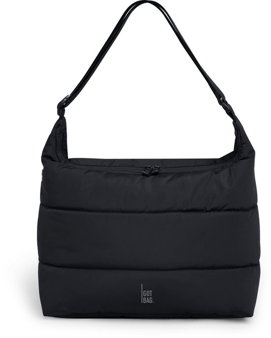 Sac matelassé carré grand monochrome Zwart Got Bag Puffer