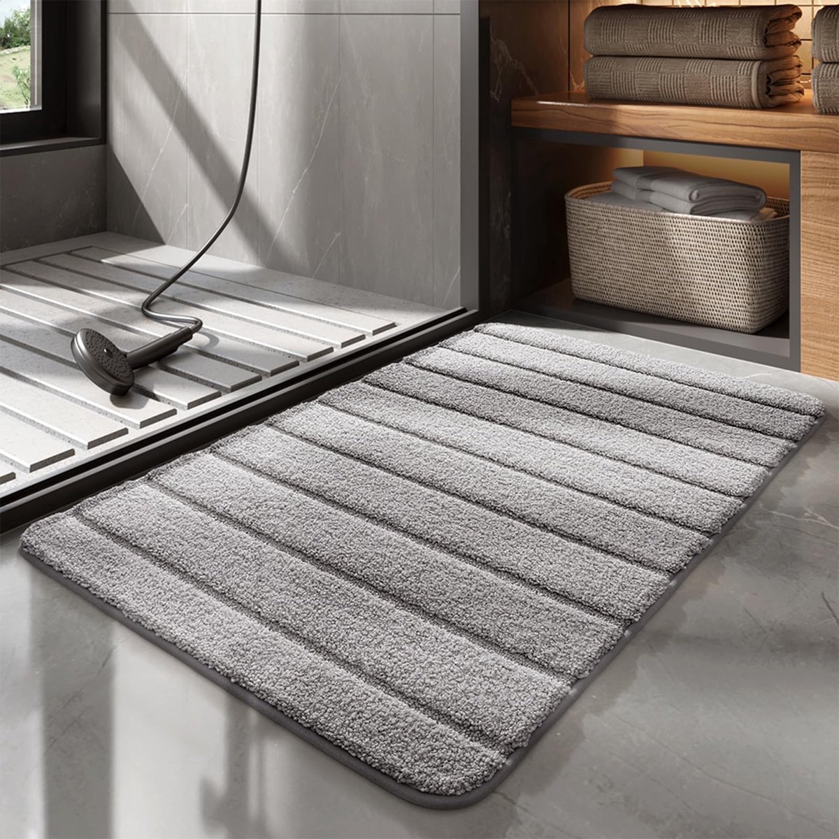 Stunq® Zachte en Waterabsorberende Badmat voor Comfort en Veiligheid in de Badkamer