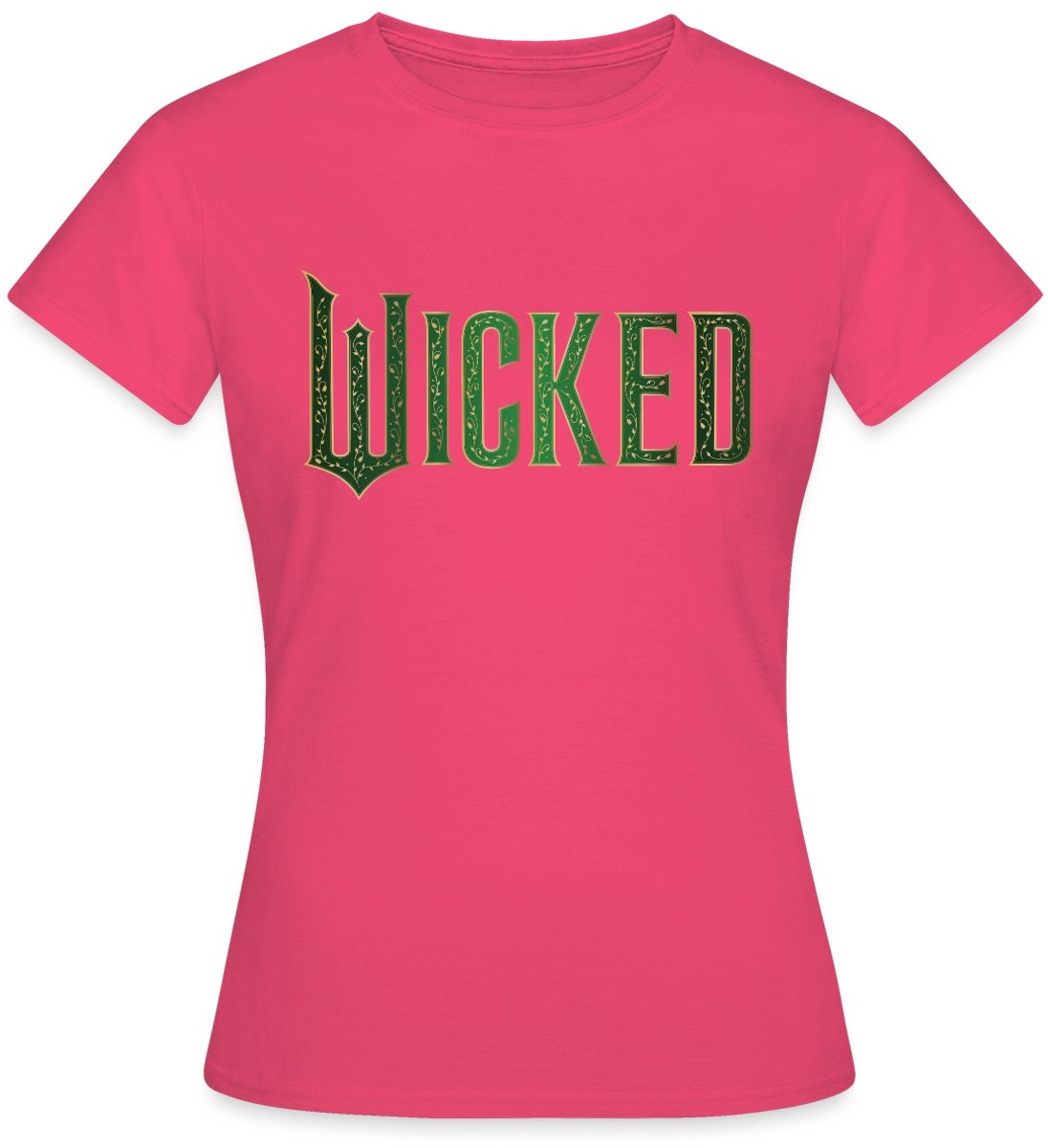 Wicked Ontwerp Logo T-Shirt Dames