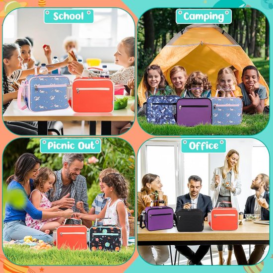 Lunchtas voor Kinderen - Groene Dinosaurus Lunchtas - Geïsoleerde Lunchtas voor Kinderen - Groene Dinosaurus Lunchtas - Geïsoleerde