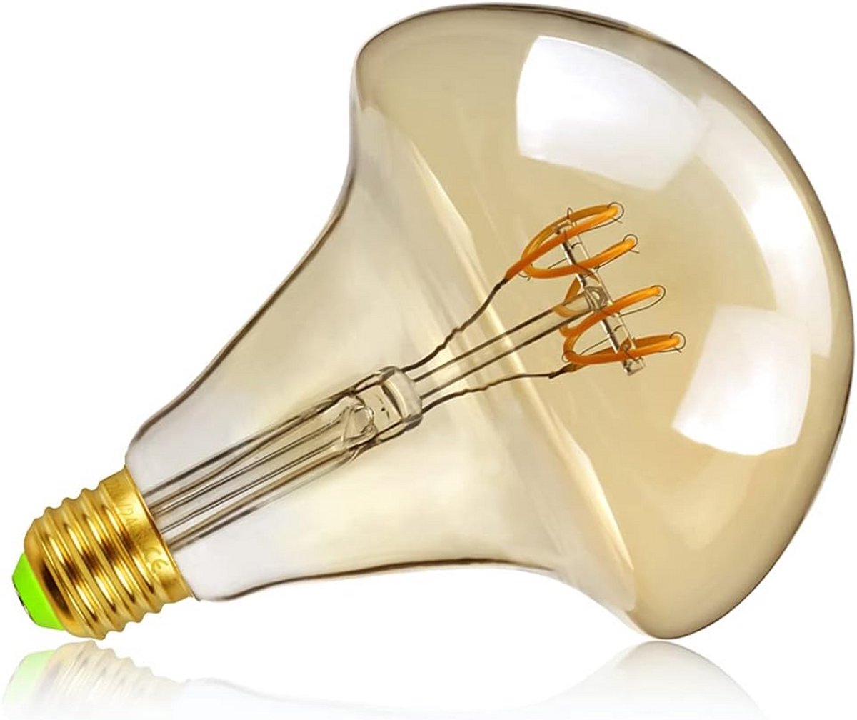 Vintage LED Filament Lamp G125 Decoratief Dimbare Gloeilamp Antieke Stijl