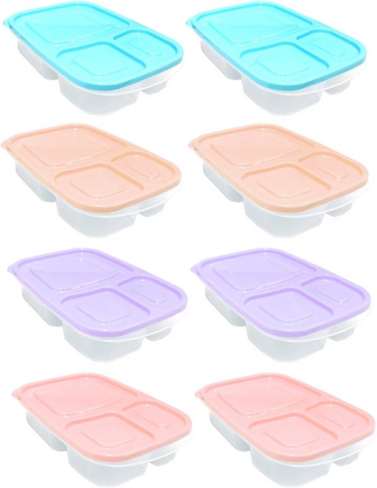 My sweety pop - set van 3 broodtrommels - broodtrommel - lunchbox - ijskoningin - voor kinderen - kleuterschool - school - vakantie - maaltijd - 11,5 cm - voor meisjes - cadeau-idee