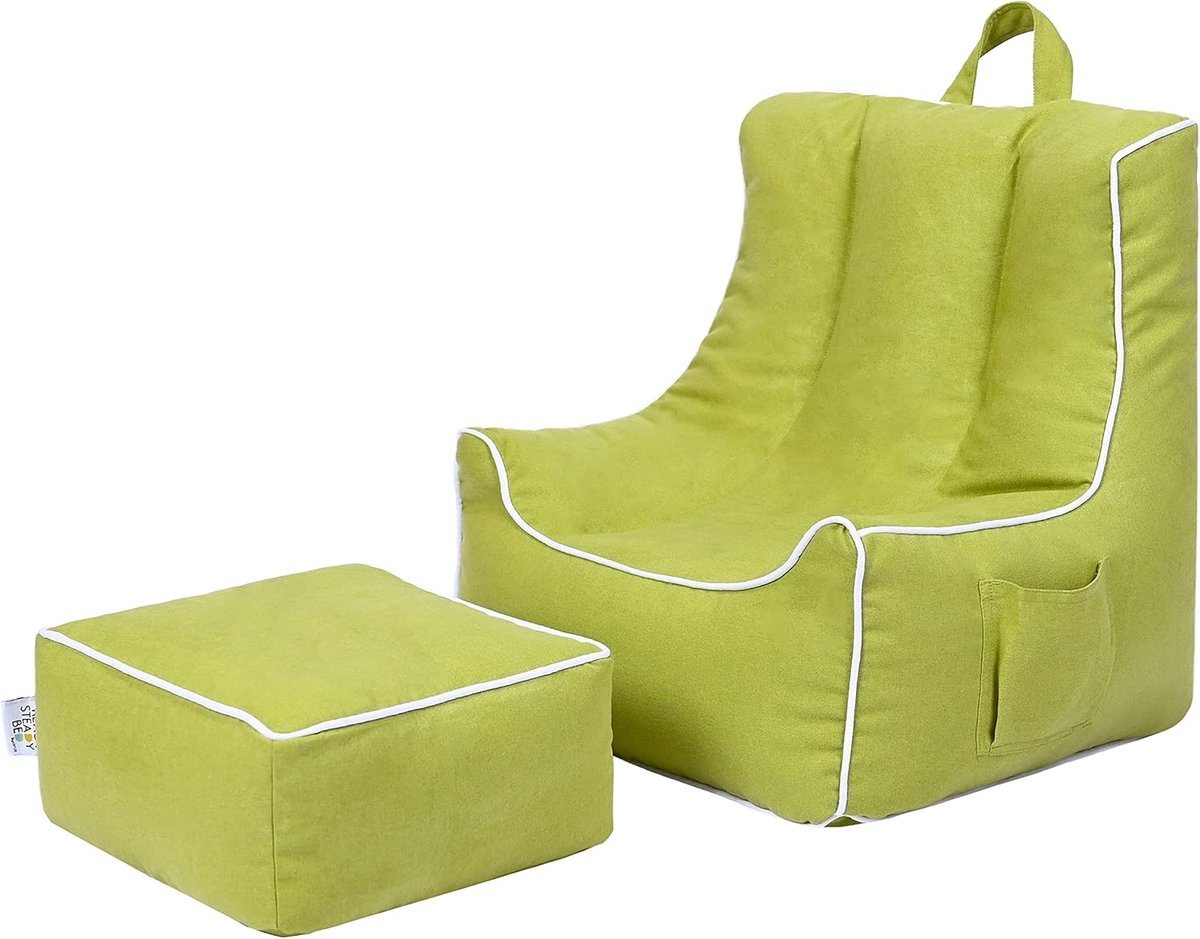 Stunq® Ergonomisch Ontworpen Kinderzitje met Poef voor Speelkamer en Woonruimte
