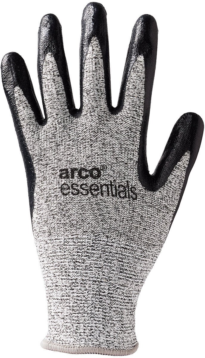 Arco Essentials Nitril Gecoate Snijbestendige Werkhandschoenen Grijs/Zwart – Maat 9