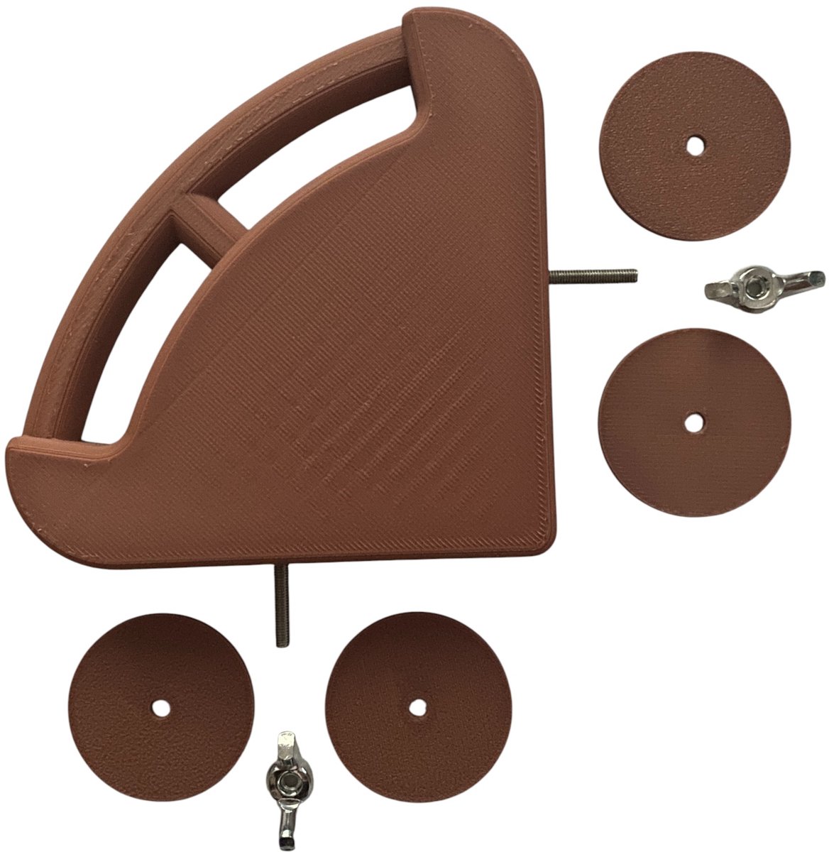 Hiden | Vogelkooi plateau - Hamster plateau - Huisdier accessoires - Vogels - Knaagdieren | Bruin