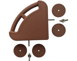 Hiden | Vogelkooi plateau - Hamster plateau - Huisdier accessoires - Vogels - Knaagdieren | Bruin