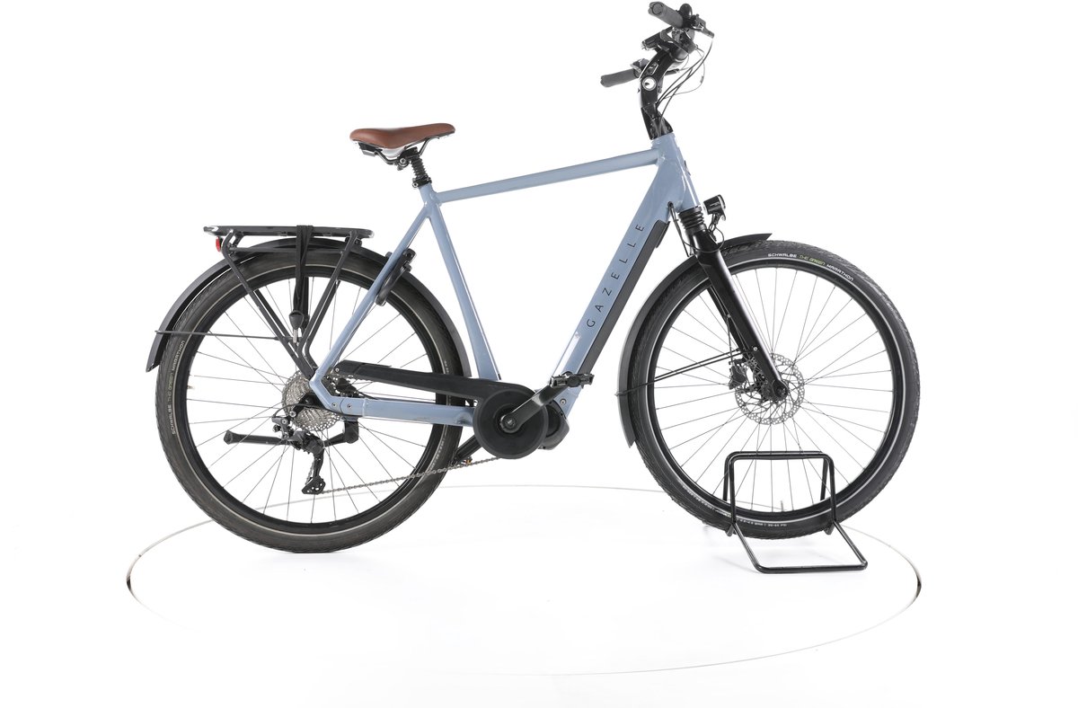 Gazelle Chamonix T10 HMS Elektrische trekkingfiets Shimano Accu 630Wh 28 blauw