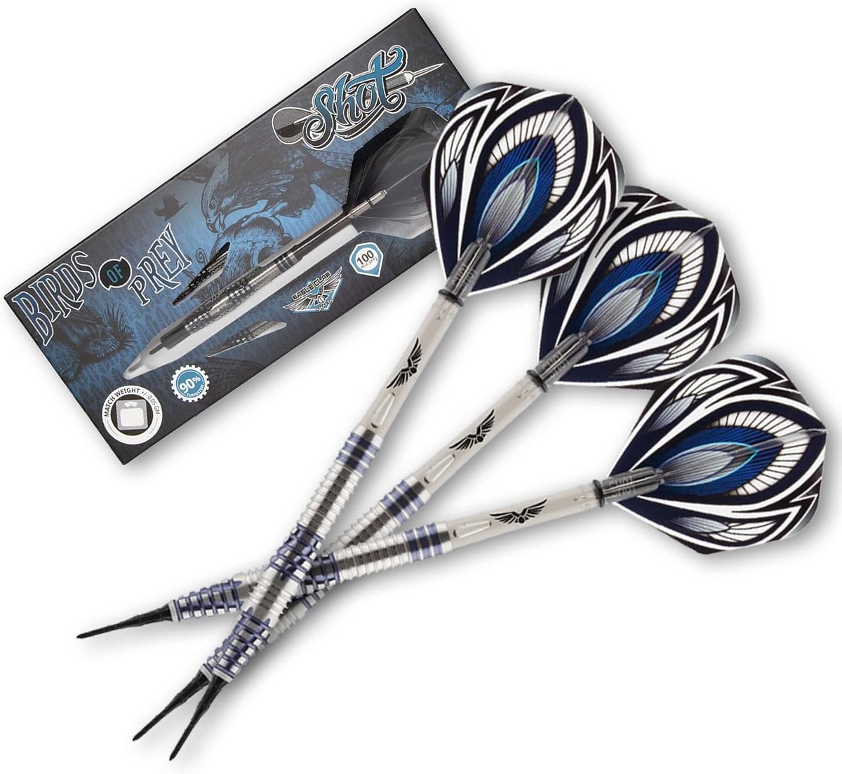 Softtip Darts Set 19 Gram - 90% Tungsten Frontverzwaard