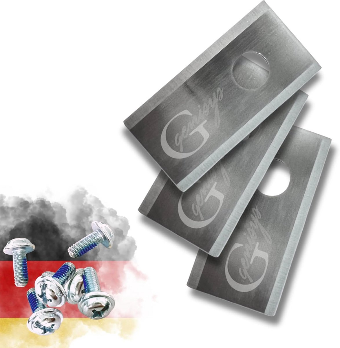 30x Vervangingsmessen RVS voor Robotmaaier - Universeel - 30x - €55,72