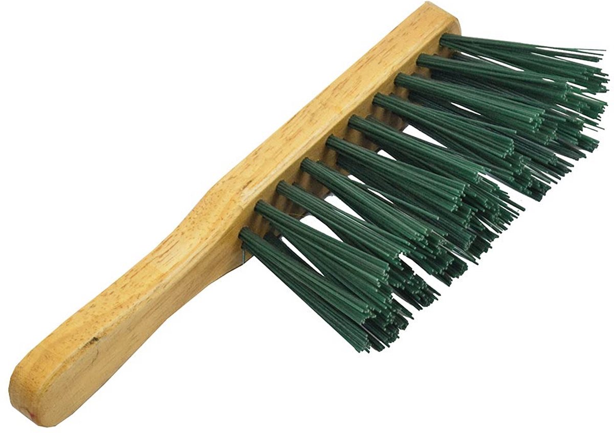 PVC Handborstel met Houten Borstelkop - Stevig en Duurzaam