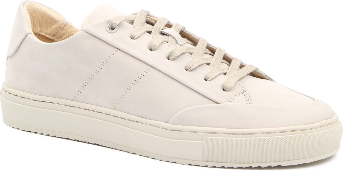 Suitable Nubuck Skave Sneaker Beige - Maat 45 - Heren