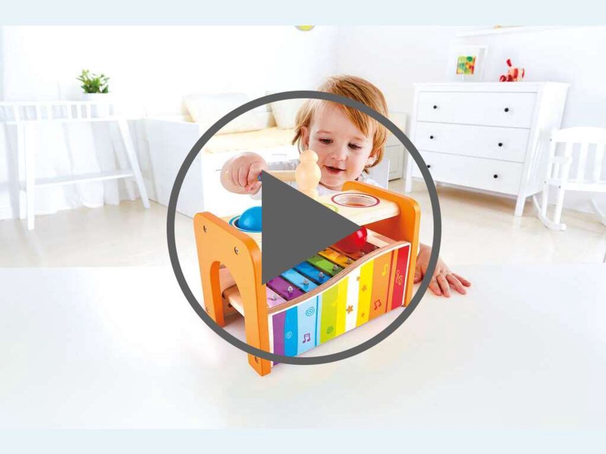 Hape Hamerbank met Xylofoon - Houten Muziekspeelgoed voor Peuters vanaf 12 Maanden — afbeelding 9