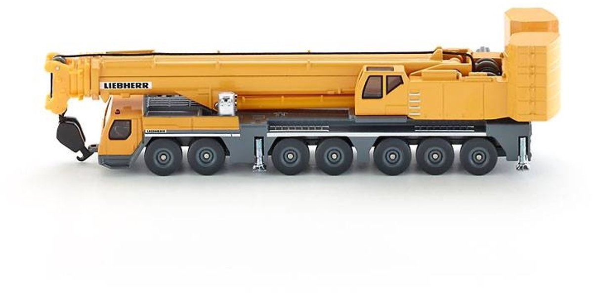 SIKU 1886, Liebherr Mobiele kraan, 1:87, metaal/kunststof, geel, bewegende onderdelen — afbeelding 5
