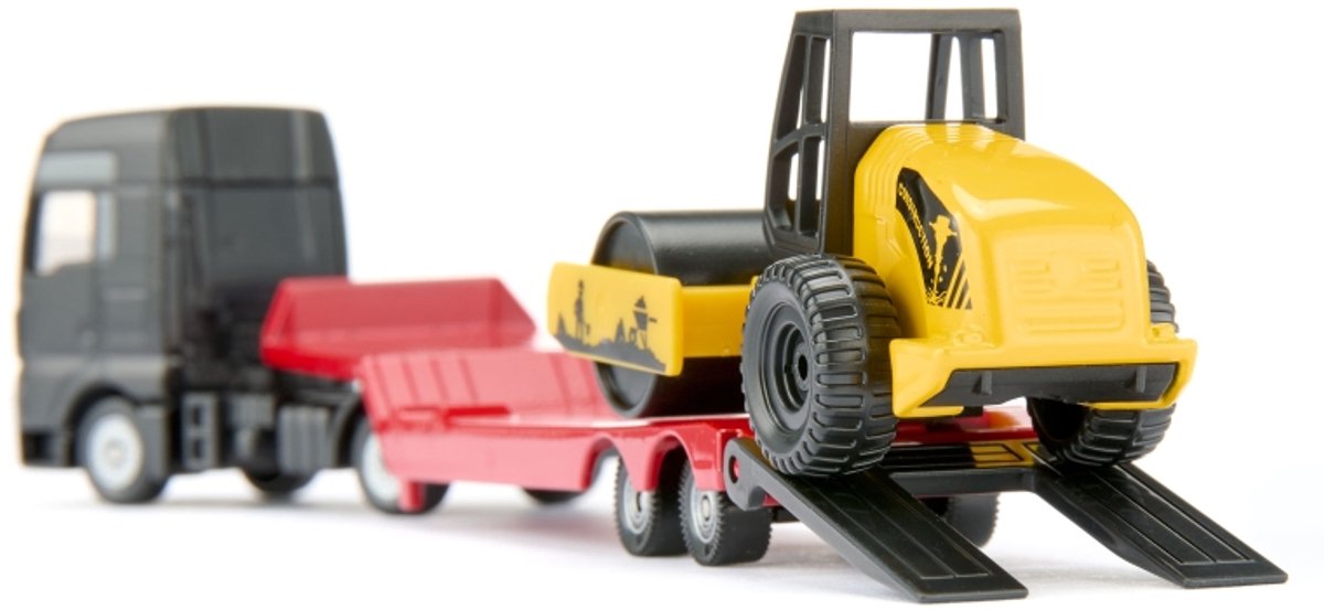 SIKU Super MAN Lkw met wals: dieplader + wals 17,4 cm thumbnail 3