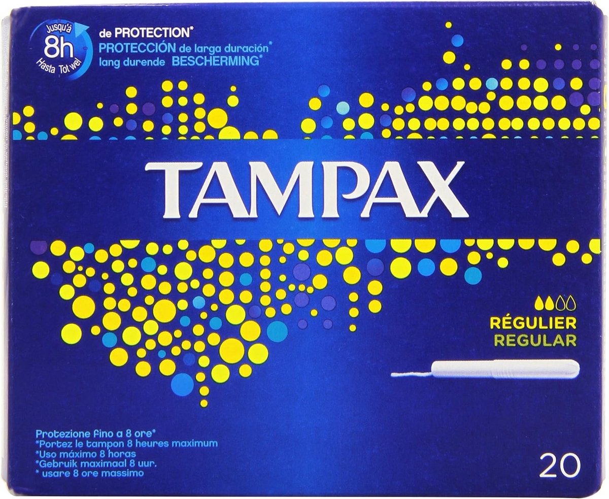 Tampax Regular Tampons met Applicator - 20 Stuks - Dagelijks Gebruik