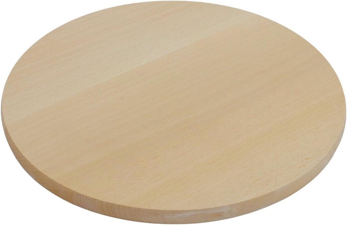 Ronde Houten Plank 40 cm voor Pizza en Kaasplank Serveerplank