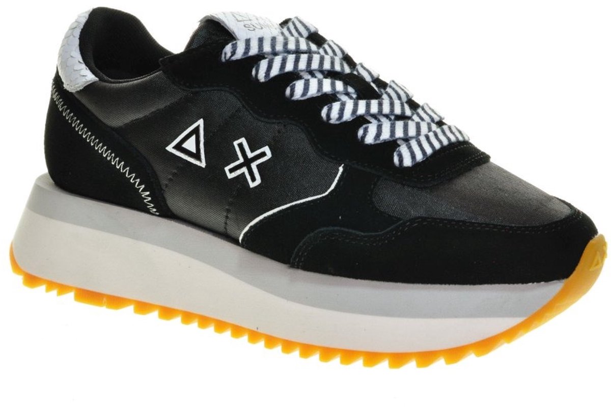 Sun68 Zwarte Sneaker Plateau maat 38