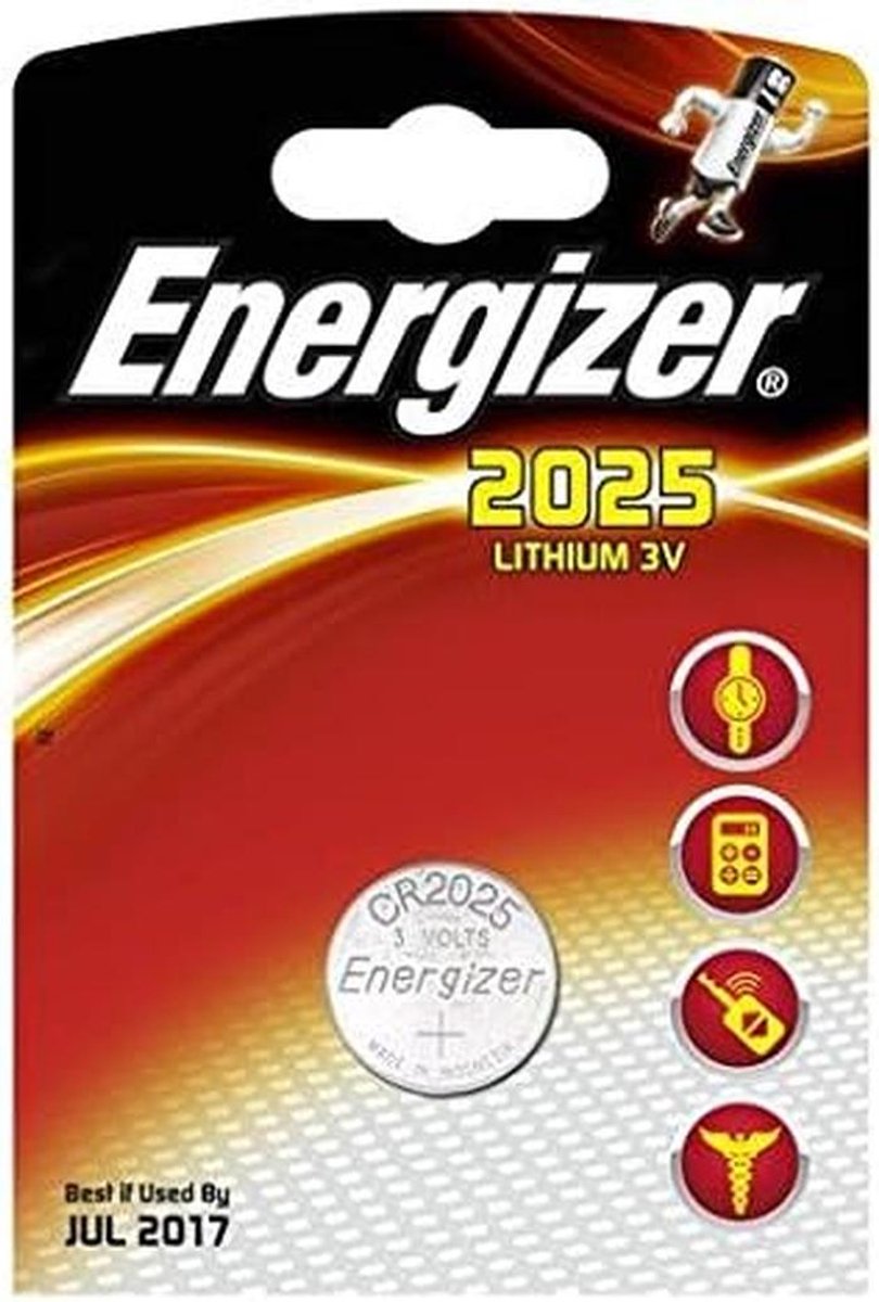 CR2025 3V Lithium Batterij - 8 stuks - voor rekenmachine en camera