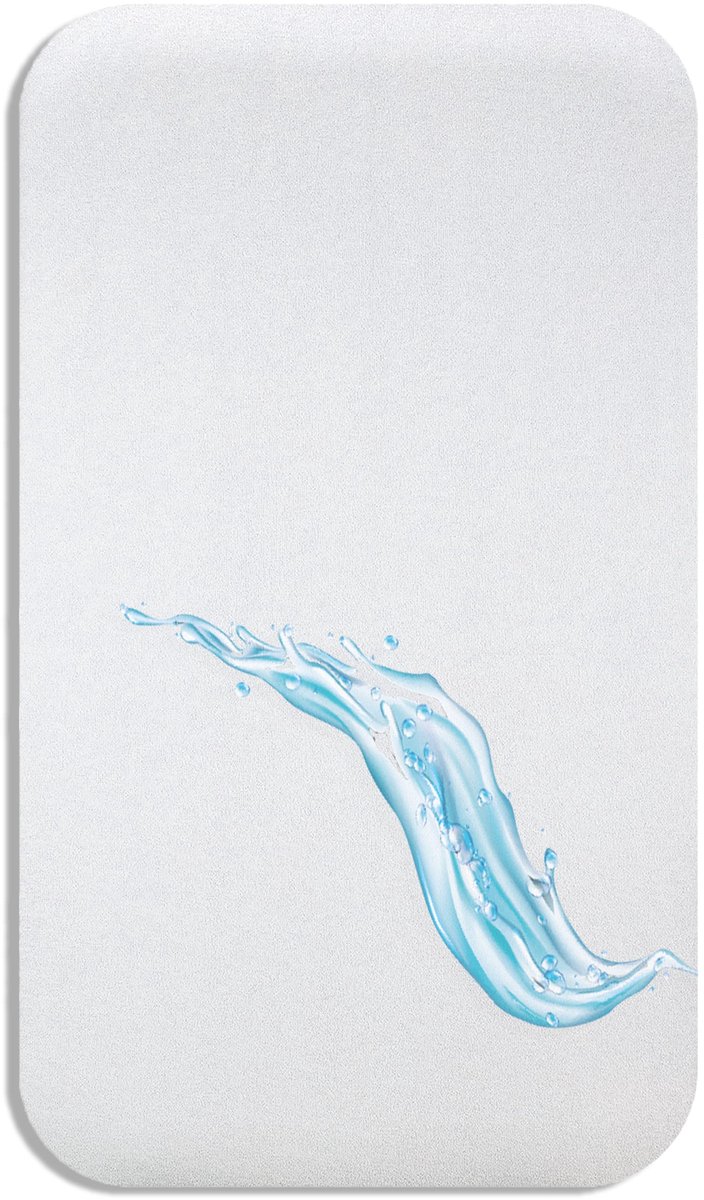 Unyqoos Waterdichte matrasbeschermer voor bijzetbedden 50 x 83 cm met katoenen bovenlaag Wit