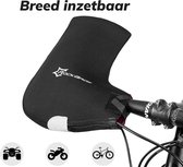 ROCKBROS - Stuurhandschoenen Winter Thermisch Winddichte Stuurhoezen voor Fiets MTB Motorfiets E-Bike Roller Scooter Gevoerd Waterafstotend