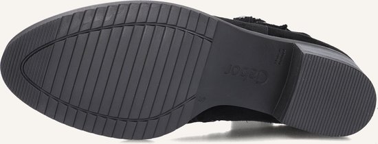 Gabor 511 Enkellaarsjes - Enkelboots met rits - Dames - Zwart - Maat 39