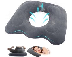 ZRSS® Zitkussen Orthopedisch - Stuitkussen Ergonomisch - Wigkussen voor Auto of Bureaustoel - Opblaasbaar