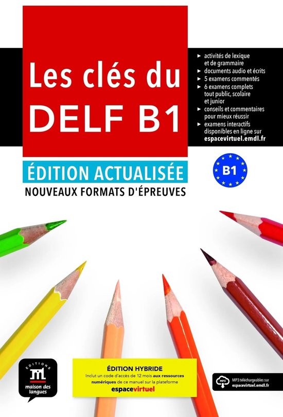 Les Cles Du Delf B1 + Audio Download - cover