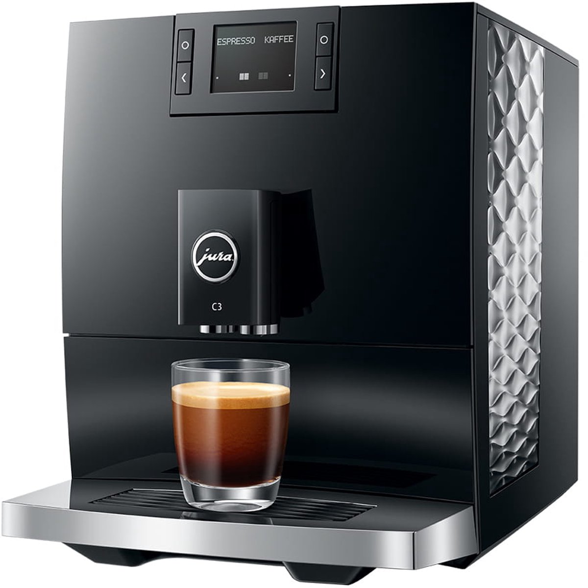 JURA C3 Volautomatische Koffiemachine Piano Black - afbeelding 2
