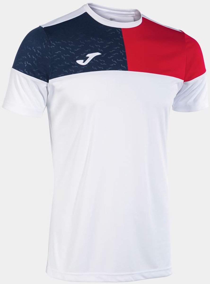 Joma Crew V T-shirt Met Korte Mouwen Wit 9-10 Years Jongen