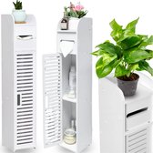 Relaxdays wc rolhouder - toiletborstelhouder - toiletrolhouder