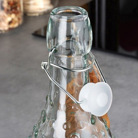 Orion - Retro Glazen Fles - 1L - Clip Sluiting - Geschikt voor Naleven en Dranken van orion — afbeelding 5