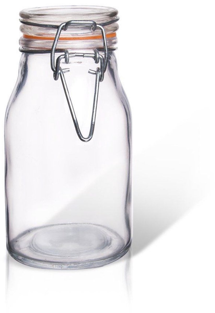 Orion Słoik - Voorraadpot met Clip - 200ml - Dik Glas - Luchtdichte Sluiting