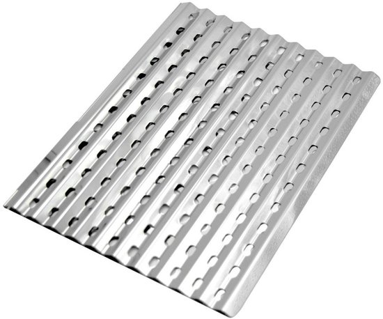 BBQ Barbecue RVS grillplaten - 2 stuks van Merkloos — afbeelding 2
