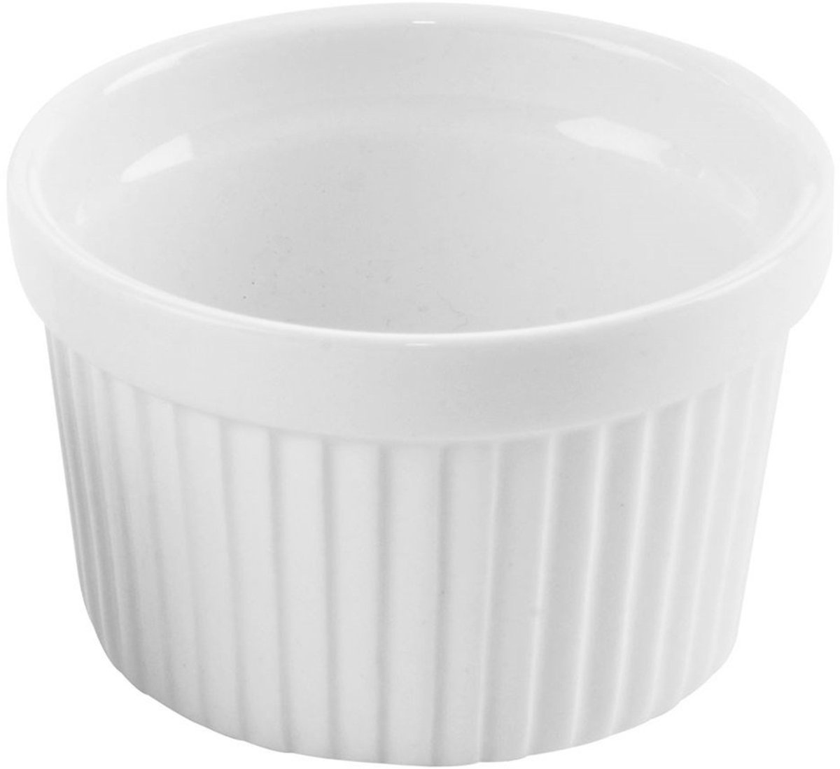 Orion - Porseleinen Ovenschaal - 9 cm - Wit - Vaatwasserbestendig