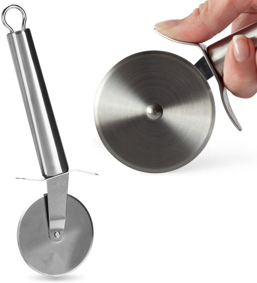 Pizzasnijder RVS 21cm