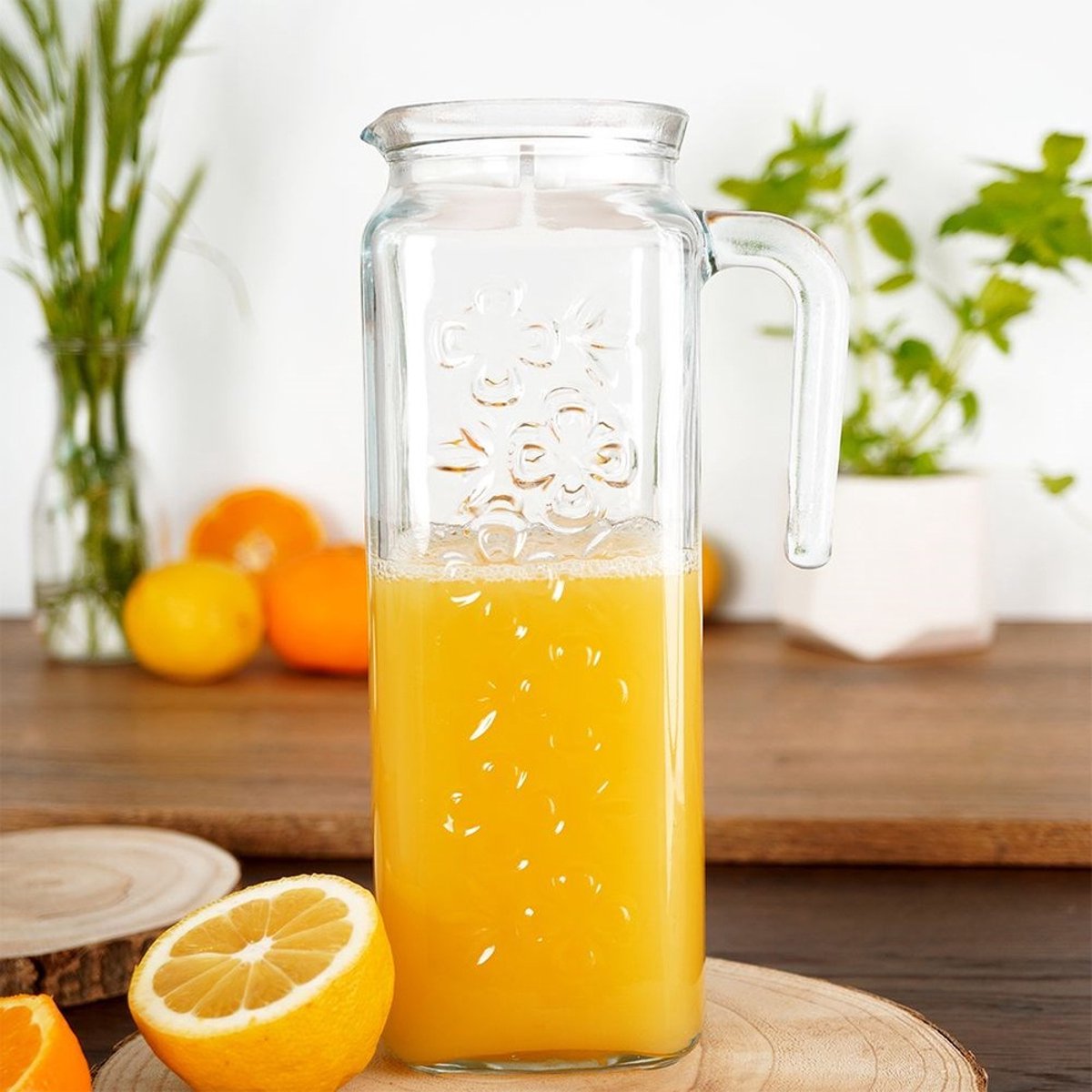 Orion - Glazen Karaf met Deksel - 1,2L - Transparant — cadeau in Koken & Dineren - foto 4