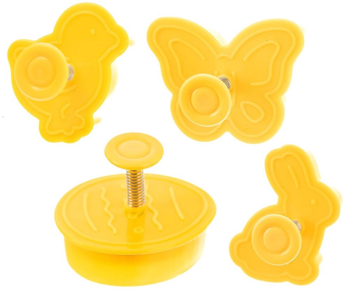 Orion Easter - Uitsteekvormpjes set - Met plunger - 4-delig - Decoratief