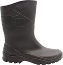 Zwarte Dunlop kuitlaars met profiel en Dunlop logo.