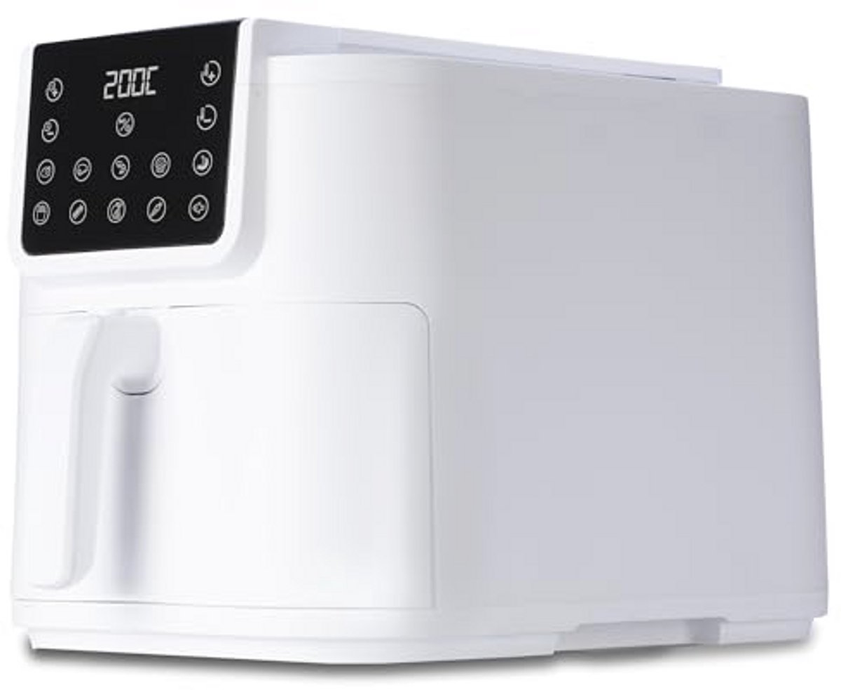 Heteluchtfriteuse 8 liter - Slim Extra Diepe Friteuse met Digitaal Display