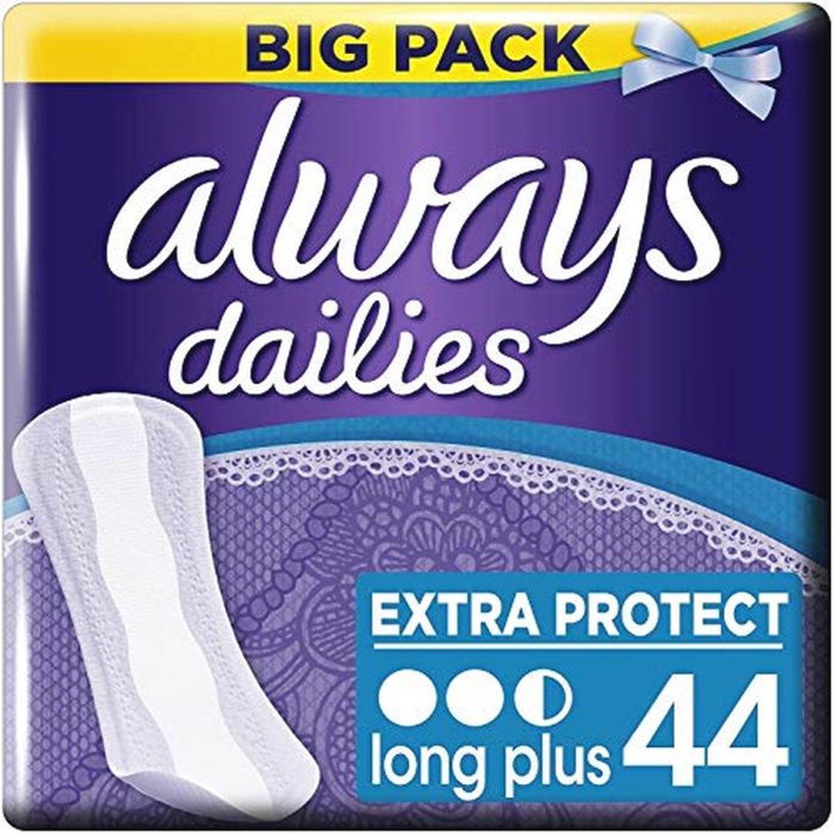 Extra Bescherming Dailies Inlegkruisjes - 3 x 44 Stuks