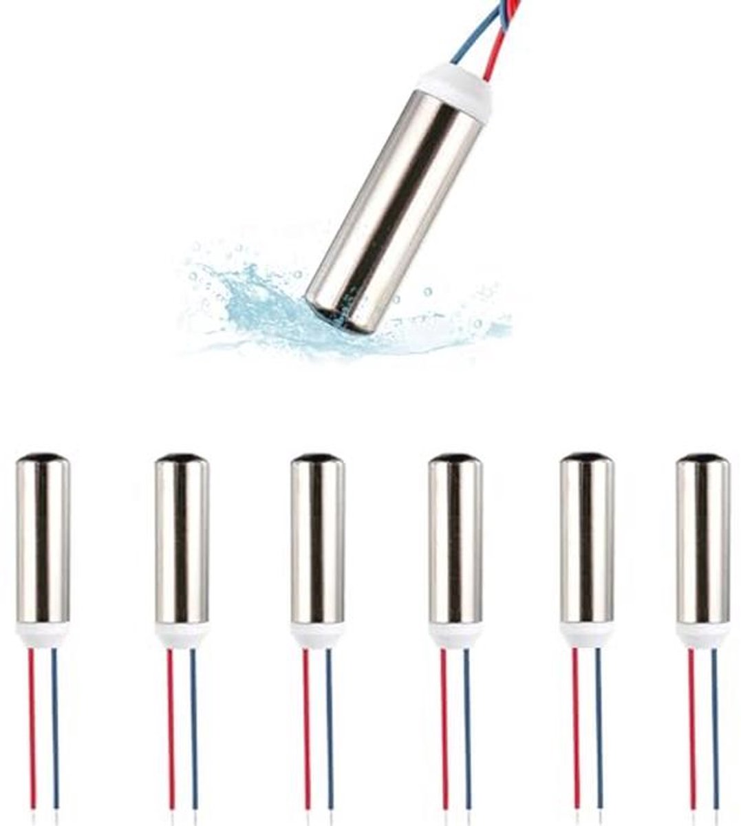 Micro Vibrerende Motoren 6 Stuks 7x25mm voor DIY Projecten en Elektronische Trillingen