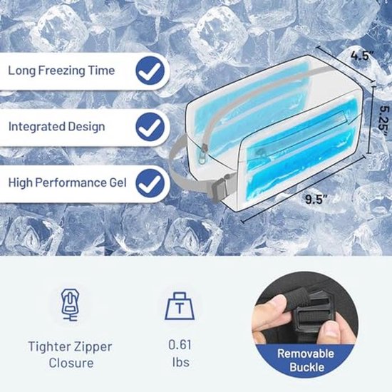 Diepvriesbare Koeltas voor Snacks en Maaltijden - Ideaal voor Kantoor, School en Reizen - Draagbare Mini-Vriesbox — afbeelding 5