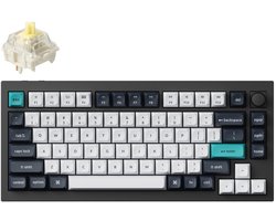 Keychron Q1 Max toetsenbord Banana switch Universeel USB + RF Wireless + Bluetooth zwart