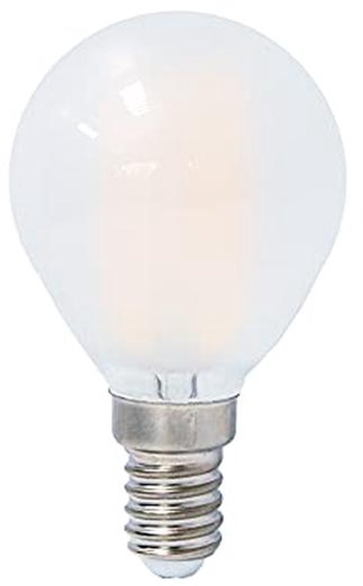 Decoratieve LED-gloeilampen met Opaal Filament - Warm Licht, E14-fitting, 4W, 470 Lumen